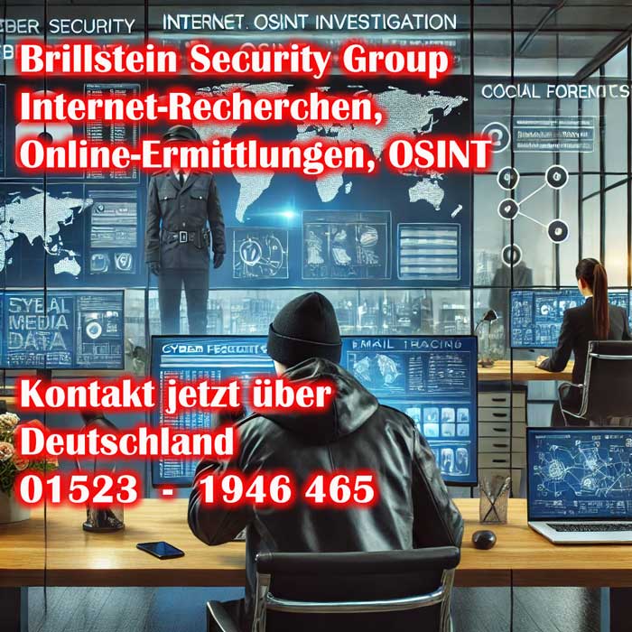 Brillstein Security Online Ermittlung OSINT